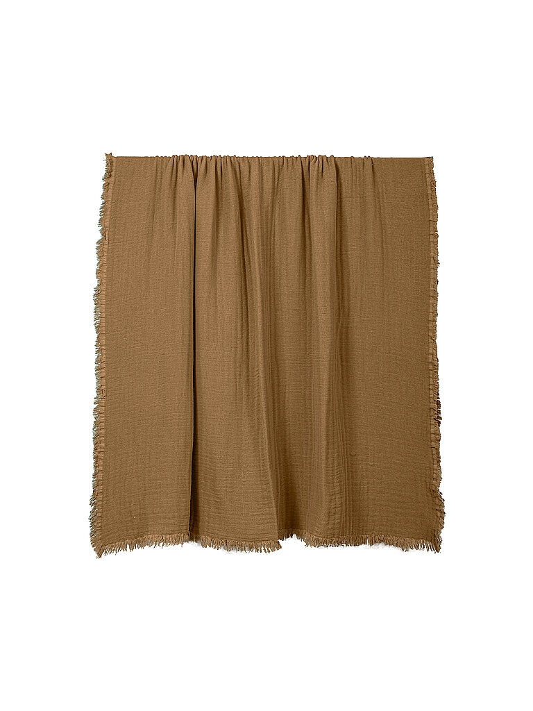 Copriletto - Plaid VANLY 130x180cm Tabac marrone