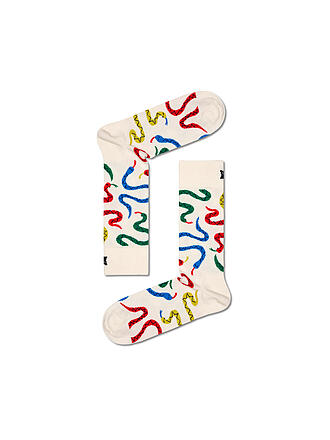 HAPPY SOCKS | Calzini da donna 36-40 SNAKES white