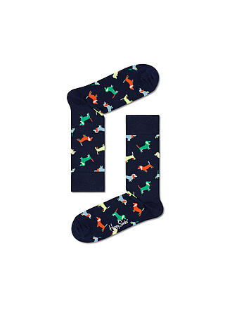 HAPPY SOCKS | Calzini da donna 36-40 PUPPY LOVE navy