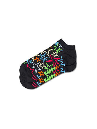 HAPPY SOCKS | Calzini sneaker da uomo MEGA STAR 41-46 neri