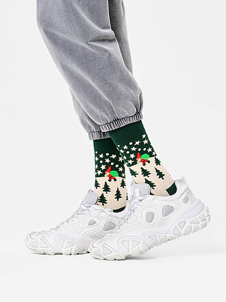 HAPPY SOCKS | Calzini da donna SANTA taglia 36 - 40 verde scuro
