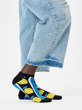 HAPPY SOCKS | Calzini sneaker da uomo LEMON 41-46 blu