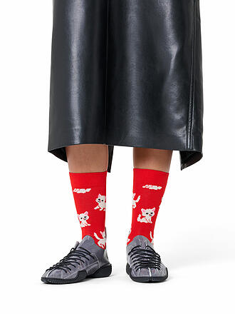HAPPY SOCKS | Calzini da uomo KITTEN 41-46 red