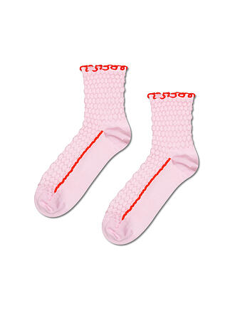 HAPPY SOCKS | Calzini da donna STRUCTURE SLINKY 36-40 rosa