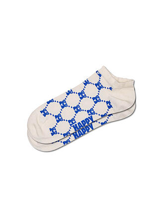 HAPPY SOCKS | Calzini sneaker da uomo H MONOGRAM 41-46 white
