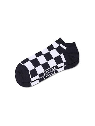 HAPPY SOCKS | Calzini sneaker da uomo CHECKERBOARD 41-46 neri