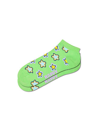 HAPPY SOCKS | Calzini sneaker da uomo STARS 41-46 verde chiaro