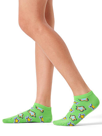 HAPPY SOCKS | Calzini sneaker da uomo STARS 41-46 verde chiaro