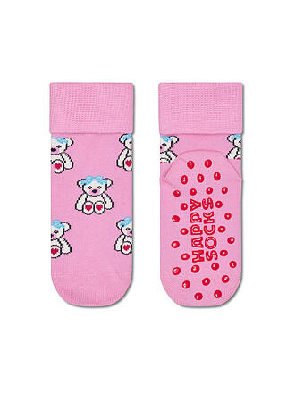 HAPPY SOCKS | Calzini ABS neonato TEDDY ANTISCIVOLO rosa