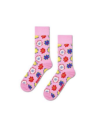 HAPPY SOCKS | Calze da donna FOLK FLOWER 36-40 rosa