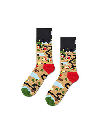 HAPPY SOCKS | Calzini da donna CAMPING 36-40 beige