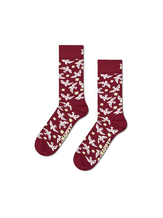 HAPPY SOCKS | Calzini da uomo DOVE 41-46 rosso scuro