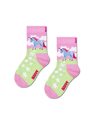 HAPPY SOCKS | Calzini da bambino UNICORN LAND rosa chiaro