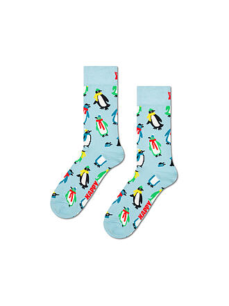 HAPPY SOCKS | Calzini da donna PENGUINS 36-40 azzurro