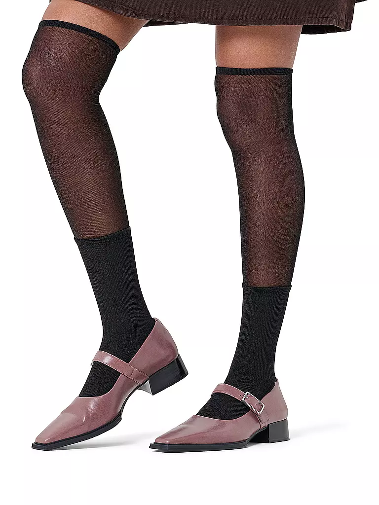 HAPPY SOCKS | Calze al ginocchio da donna SOLID SHEER 36-40 nere | Nero