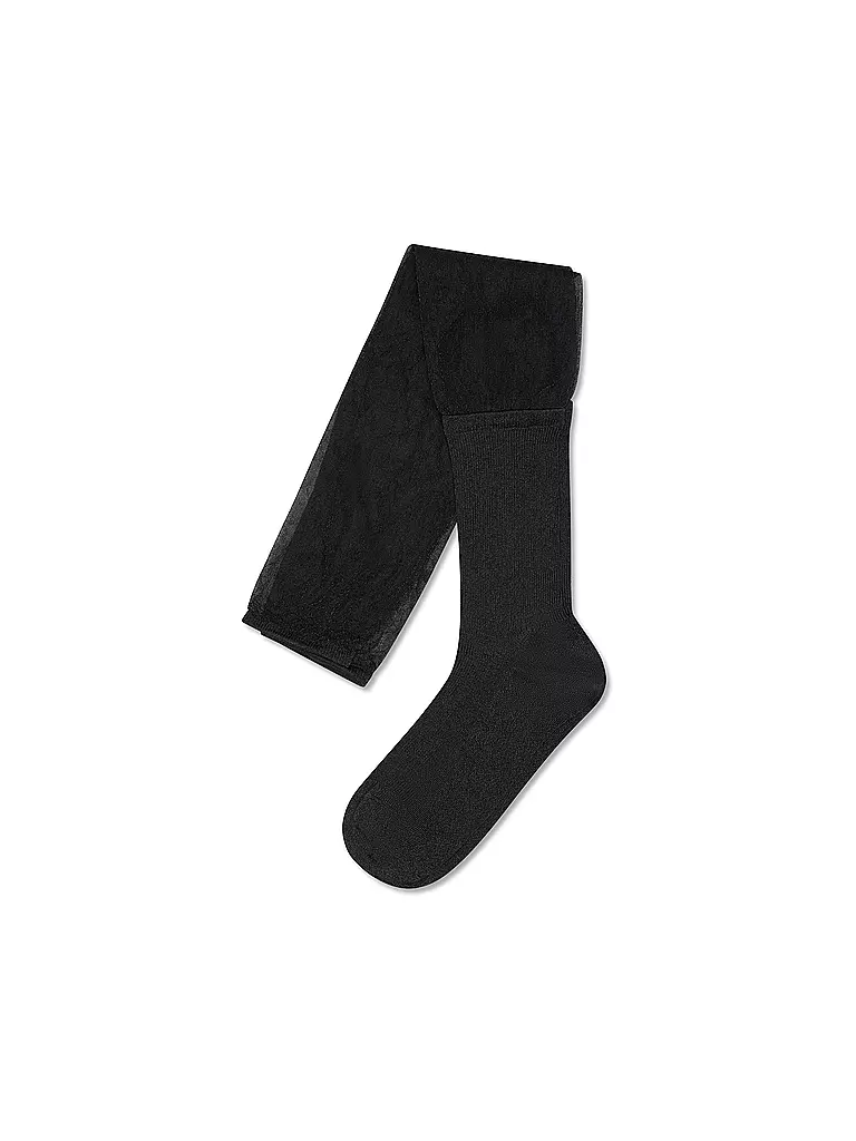 HAPPY SOCKS | Calze al ginocchio da donna SOLID SHEER 36-40 nere | 
