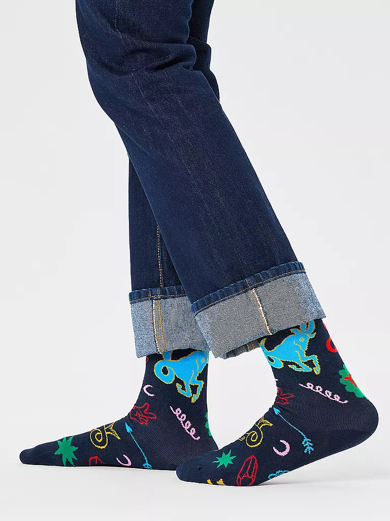 HAPPY SOCKS | Calze da donna 36-40 ARIETE navy | 