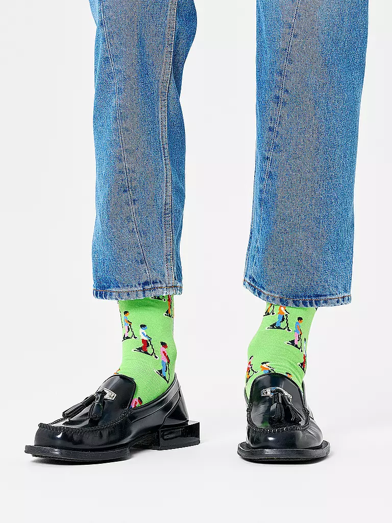 HAPPY SOCKS | Calze da donna E-SCOOTER 36-40 green | Verde chiaro