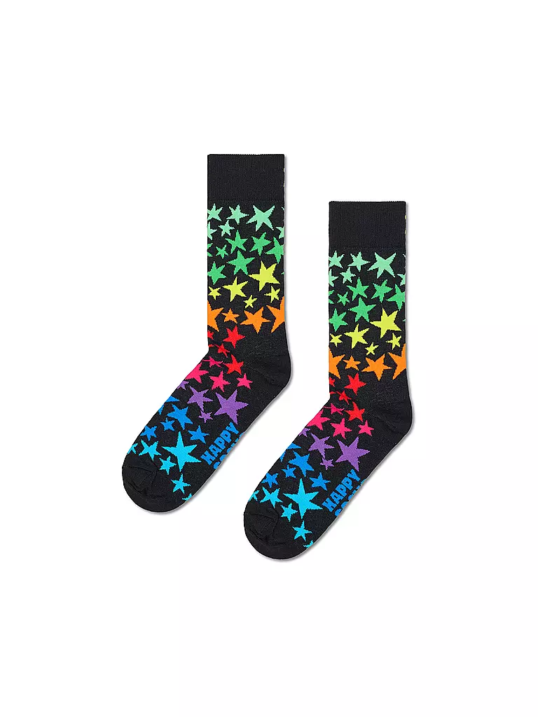 HAPPY SOCKS | Calze da donna STAR CLUSTER 36-40 nere | Nero