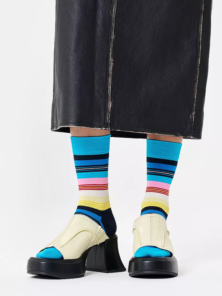HAPPY SOCKS | Calze da donna STRIPE 36-40 turchese | Turchese