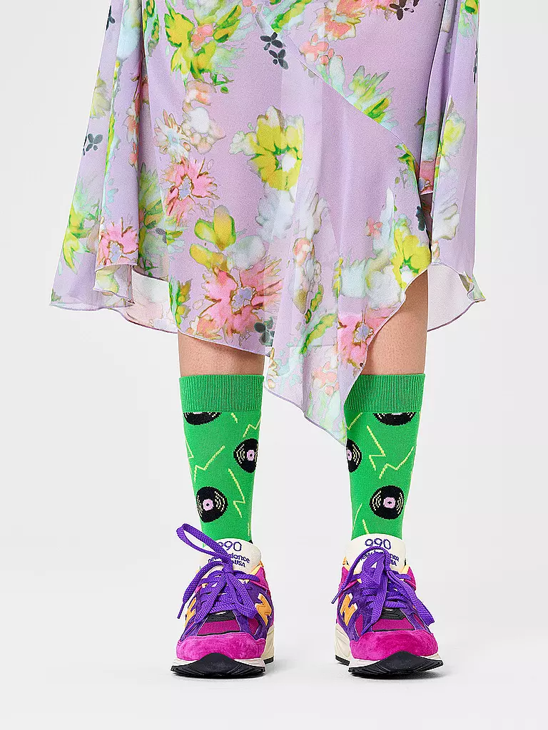 HAPPY SOCKS | Calze da donna VINYL GREEN 36-40 green | Verde