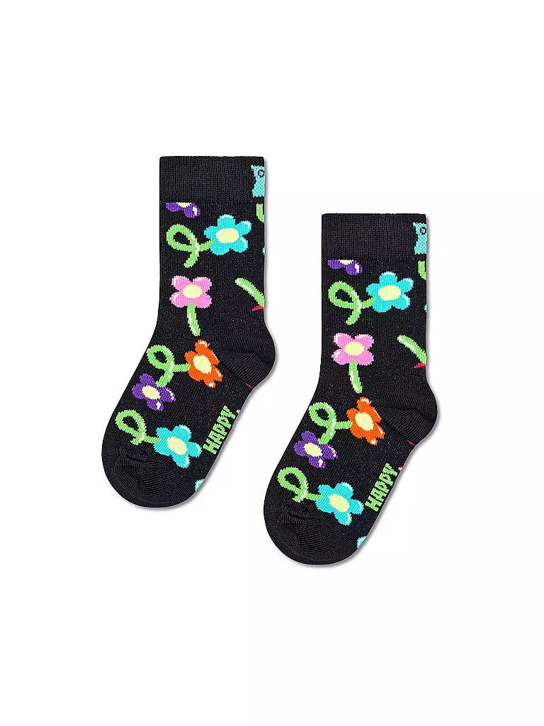 HAPPY SOCKS | Calzini da bambino BALLOON FLOWER Neri | Nero