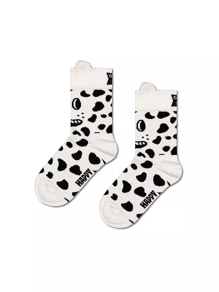 HAPPY SOCKS | Calzini da bambino CAT & DOG, confezione da 2, bianco | 