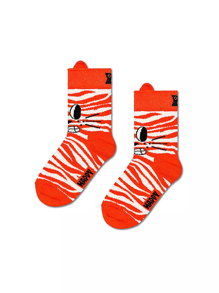 HAPPY SOCKS | Calzini da bambino CAT & DOG, confezione da 2, bianco | 