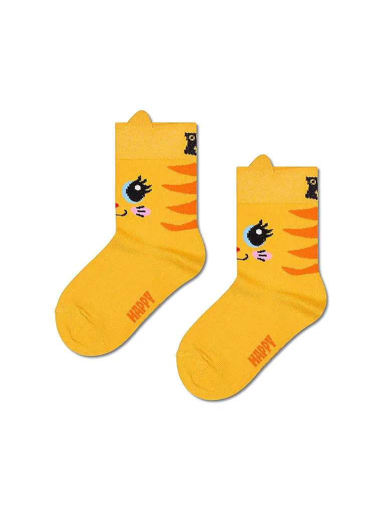 HAPPY SOCKS | Calzini da bambino CAT arancioni | 