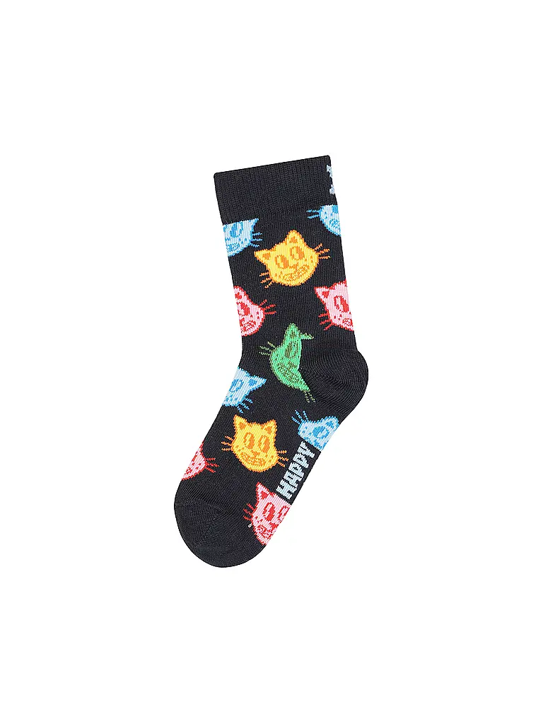 HAPPY SOCKS | Calzini da bambino CAT SOCK navy | Blu scuro