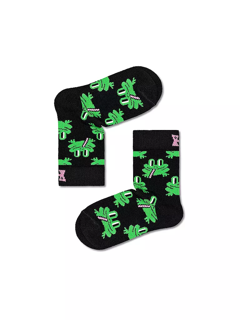 HAPPY SOCKS | Calzini da bambino FROG neri | Nero