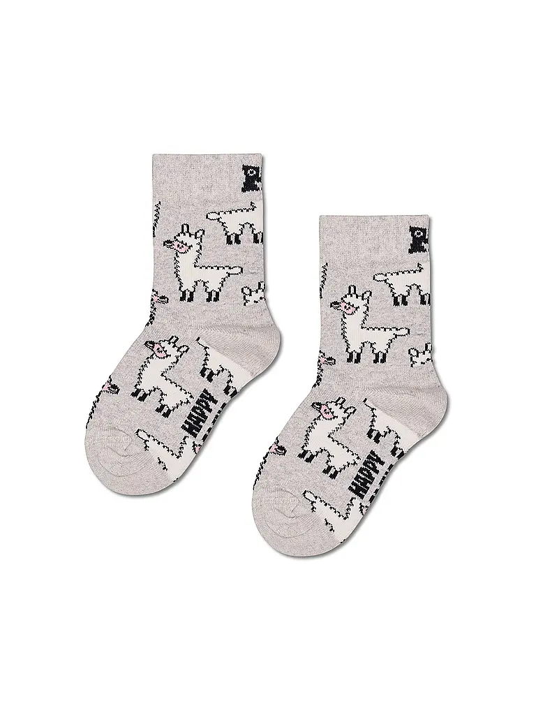 HAPPY SOCKS | Calzini da bambino LLAMA grigio | 