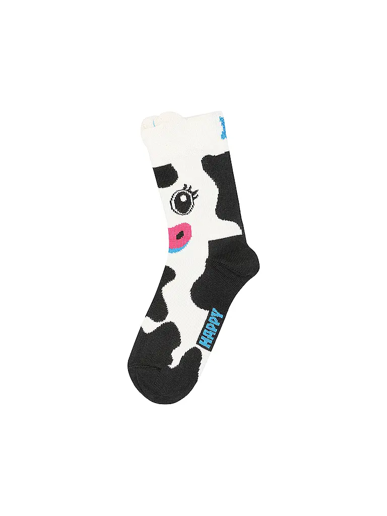 HAPPY SOCKS | Calzini da bambino MUCCA neri | Nero
