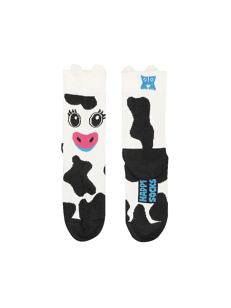 HAPPY SOCKS | Calzini da bambino MUCCA neri | Nero