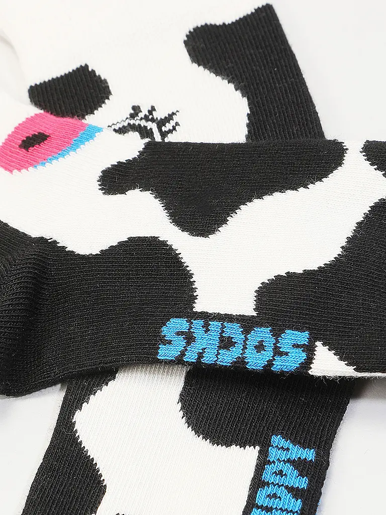 HAPPY SOCKS | Calzini da bambino MUCCA neri | 