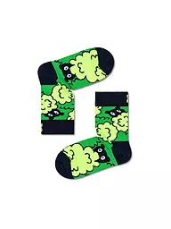 HAPPY SOCKS | Calzini da bambino PEEKABOO navy | Verde