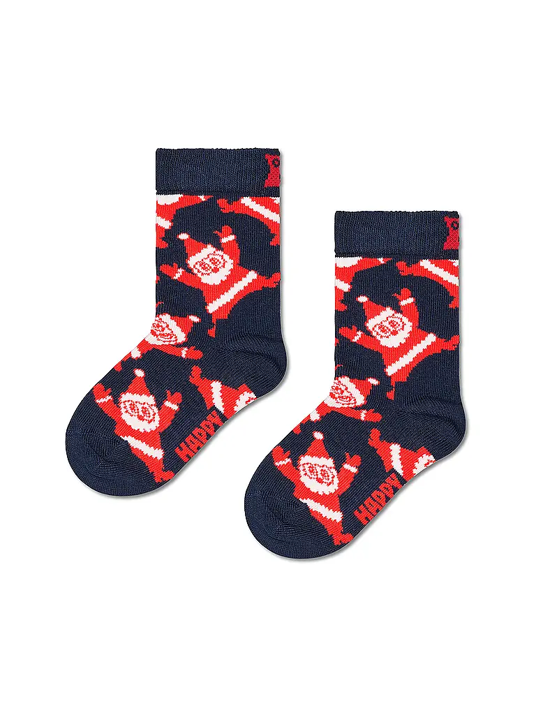 HAPPY SOCKS | Calzini da bambino SANTA navy | Blu scuro