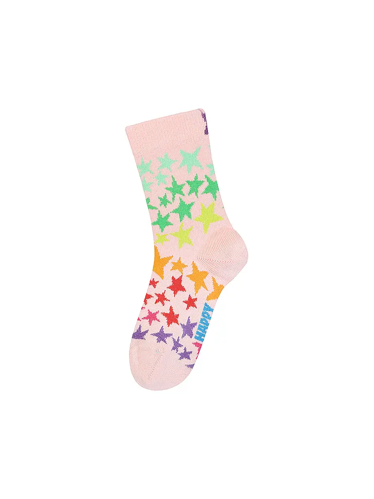 HAPPY SOCKS | Calzini da bambino STAR rosa | Rosa