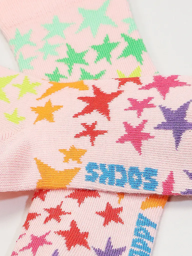 HAPPY SOCKS | Calzini da bambino STAR rosa | Rosa
