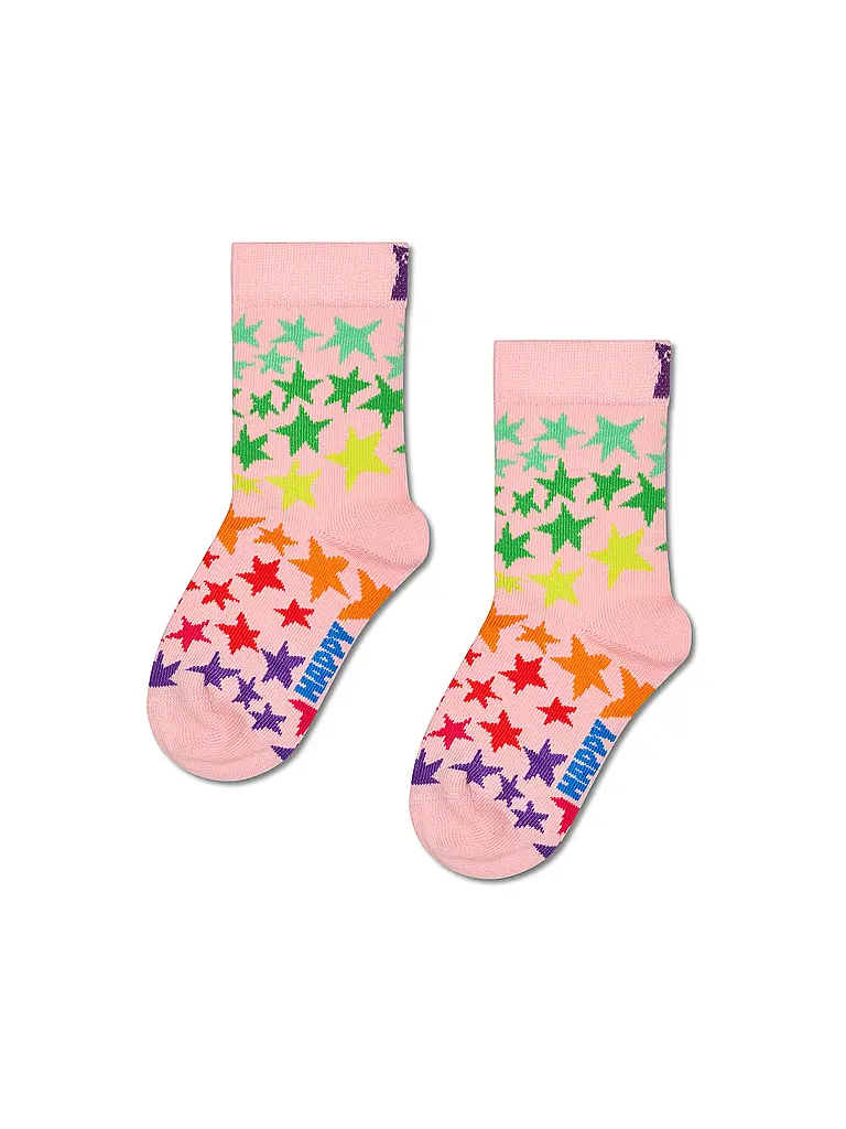 HAPPY SOCKS | Calzini da bambino STAR rosa | 