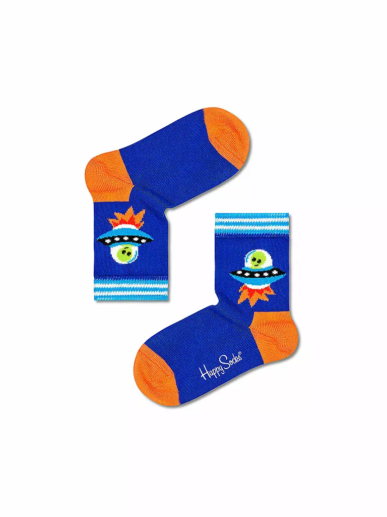 HAPPY SOCKS | Calzini da bambino UFO blu medio | Blu scuro