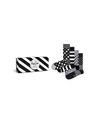 HAPPY SOCKS | Calzini da donna, confezione da 4. CLASSIC BLACK & WHITE nero | Nero