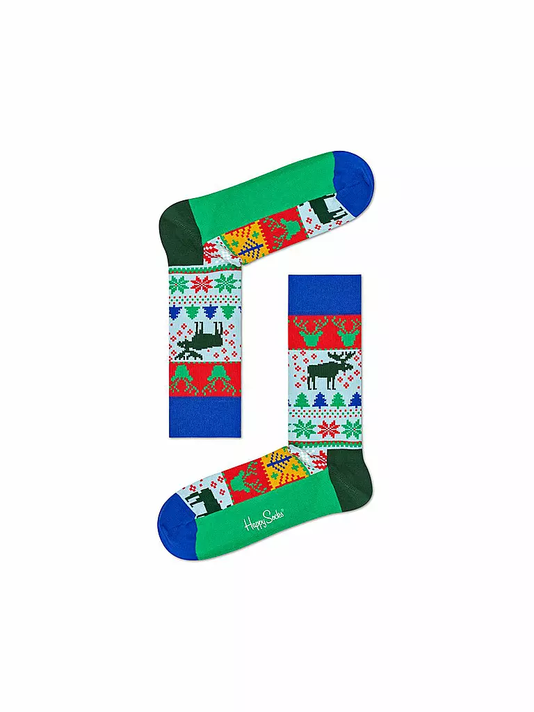 HAPPY SOCKS | Calzini da donna "Holiday" 36-40 green | Verde