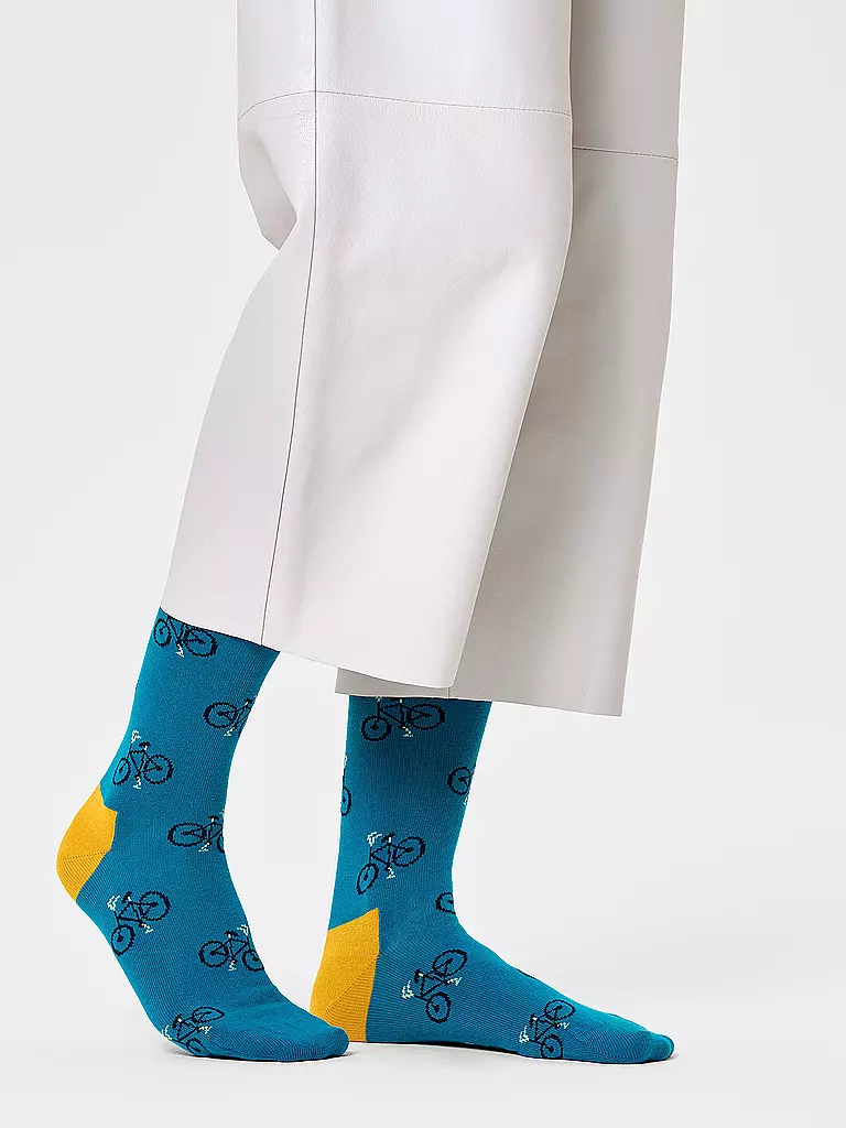 HAPPY SOCKS | Calzini da donna 36-40 BIKE turchese | 
