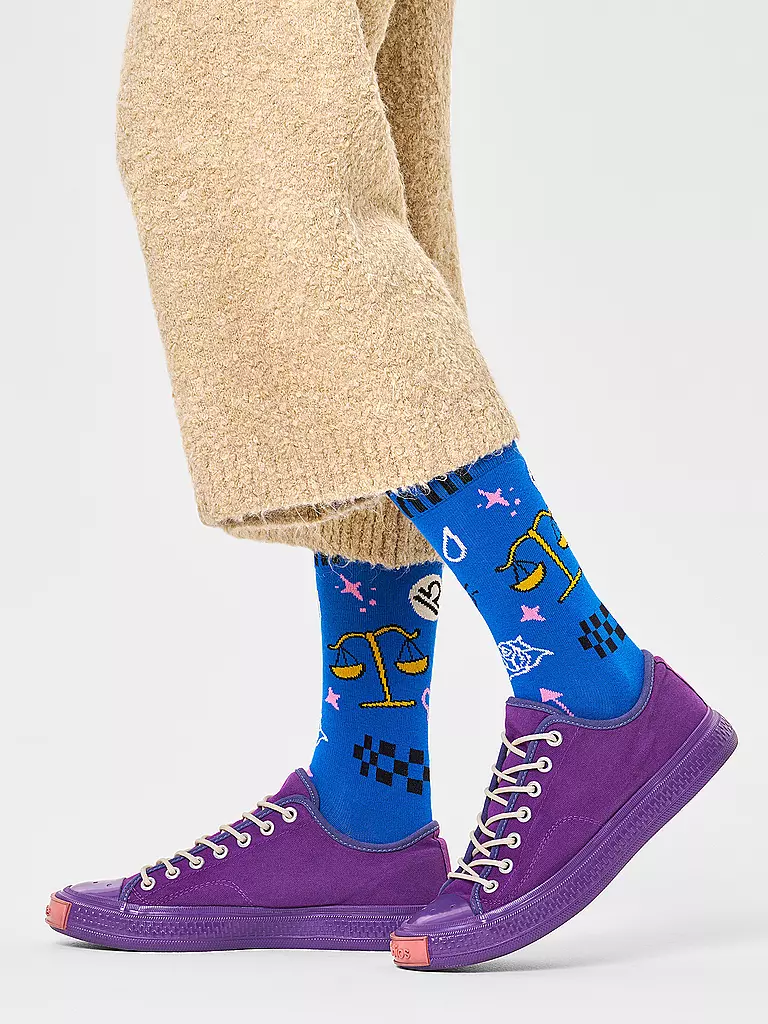 HAPPY SOCKS | Calzini da donna 36-40 BILANCIA rosa | Blu