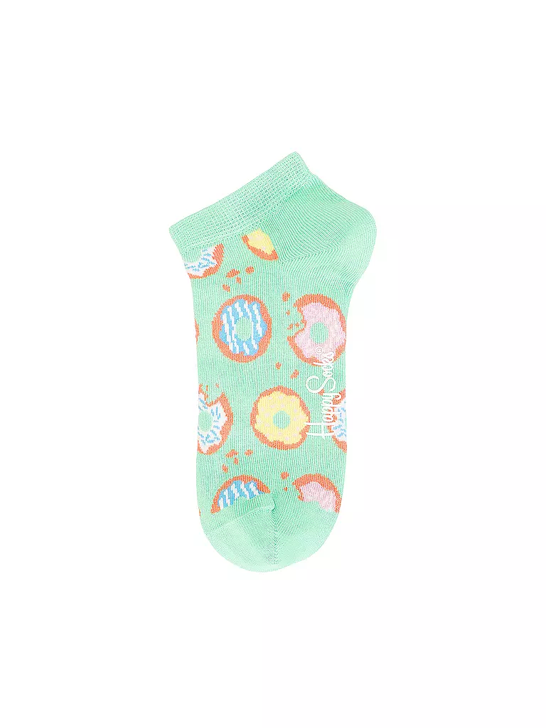 HAPPY SOCKS | Calzini da donna 36-40 DONUT verde chiaro | Verde