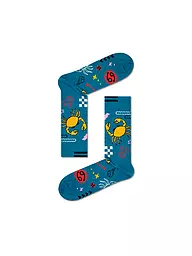 HAPPY SOCKS | Calzini da donna 36-40 KREBS white | Petrolio