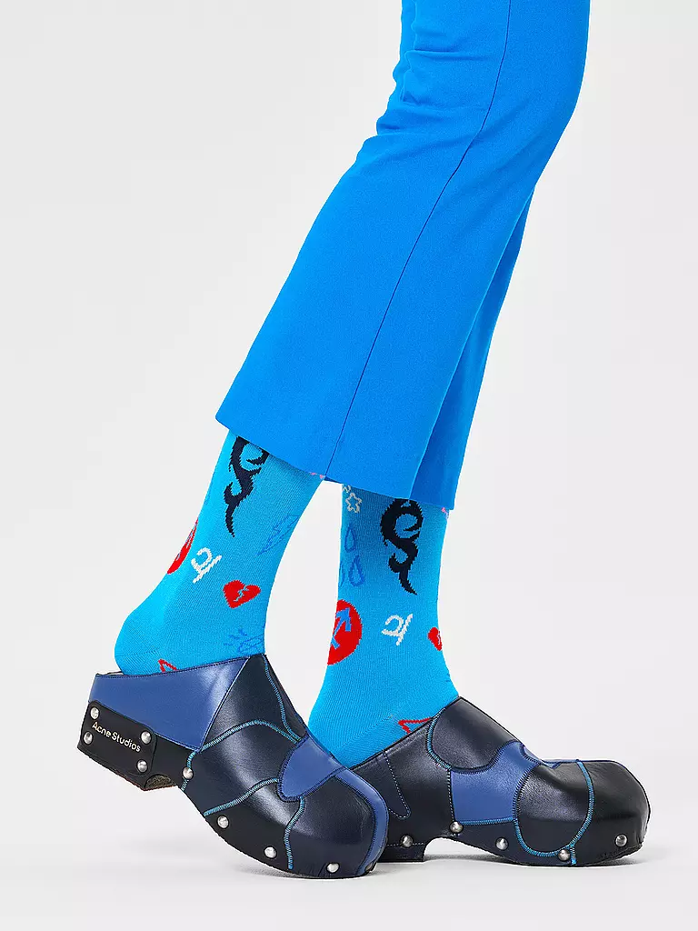 HAPPY SOCKS | Calzini da donna 36-40 SCHÜTZE light purple | Turchese