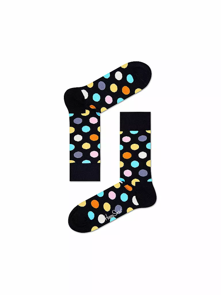 HAPPY SOCKS | Calzini da donna BIG DOT 36-40 neri | Nero
