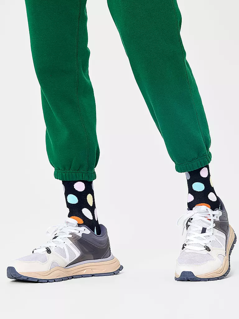 HAPPY SOCKS | Calzini da donna BIG DOT 36-40 neri | Nero